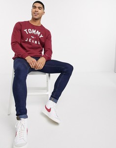 Свитшот с круглым вырезом Tommy Hilfiger Jeans-Красный