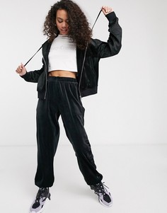 Черные джоггеры с логотипом Juicy Couture-Черный