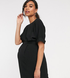 Черное платье мини ASOS DESIGN Maternity-Черный