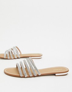 Серебристые сандалии ALDO-Серебряный