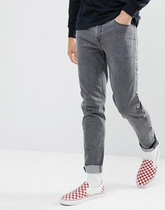 Черные выбеленные джинсы скинни с кнопками ASOS DESIGN-Черный
