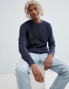 Лонгслив Calvin Klein-Темно-синий