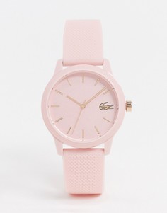 Розовые силиконовые часы Lacoste 12.12-Розовый