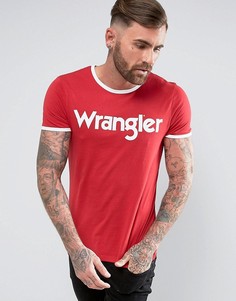 Футболка с логотипом Wrangler-Красный