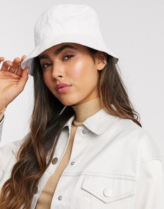 Белая хлопковая панама улучшенного кроя ASOS DESIGN-Белый