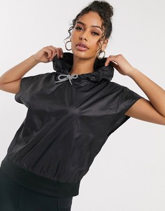 Топ без рукавов с капюшоном ASOS 4505-Черный