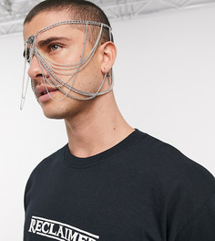 Серебристое украшение на голову с искусственным жемчугом Reclaimed Vintage Inspired-Серебряный