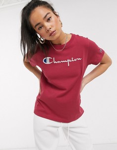 Футболка с логотипом Champion-Красный