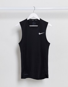 Черная базовая майка Nike Pro Training-Черный