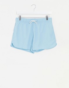 Голубые шорты для плавания Bershka-Синий