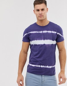 Фиолетовая футболка с принтом тай-дай Jack & Jones Originals-Фиолетовый