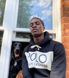 Черный худи с логотипом на груди Polo Ralph Lauren x ASOS