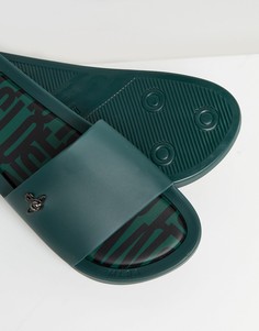 Шлепанцы с логотипом-орбитой Vivienne Westwood For Melissa-Зеленый
