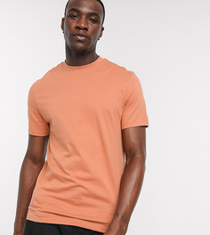 Оранжевая футболка из органического хлопка ASOS DESIGN Tall-Оранжевый