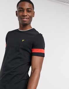 Футболка с окантовкой Lyle & Scott-Черный