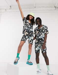Шорты-меггинсы унисекс от комплекта с цветочным принтом ASOS DESIGN x glaad&-Мульти