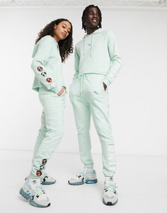 Джоггеры от комплекта в стиле унисекс с принтом ASOS DESIGN x glaad&-Зеленый