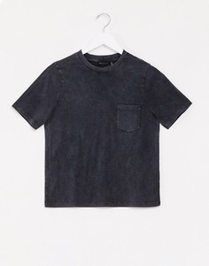 Черная футболка ASOS DESIGN-Серый