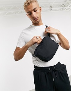 Черная складывающаяся ветровка ASOS DESIGN-Черный