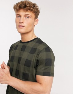 Футболка в клетку Brave Soul-Зеленый