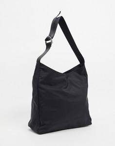 Черная большая сумка-тоут в спортивном стиле ASOS DESIGN-Черный