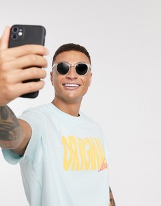Голубая oversized-футболка с логотипом в стиле 90-х Levis-Синий Levis®