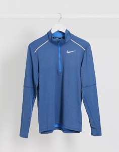 Синий топ Nike Running Element