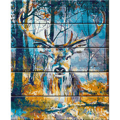 Набор для раскрашивания по номерам по дереву Dali "Сказочный олень"
