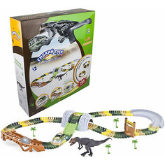 Игровой набор 1Toy "Гибкий трек: динопарк"