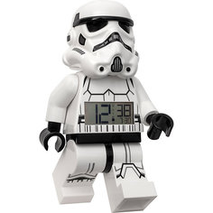 Будильник LEGO Star Wars "Минифигура Штормтрупер", свет/звук