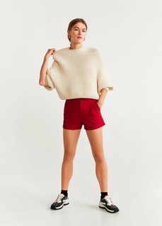 Хлопковые шорты с карманами - Chino6-h Mango