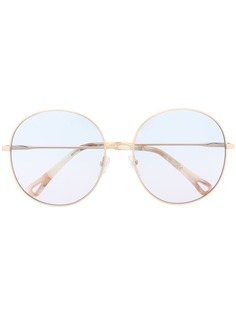 Chloé Eyewear солнцезащитные очки в круглой оправе