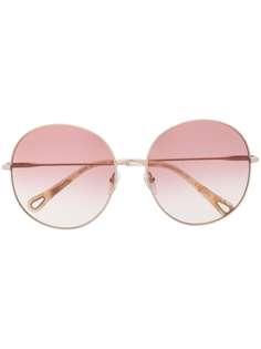 Chloé Eyewear солнцезащитные очки в круглой оправе