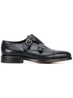 John Lobb туфли дерби с пряжками