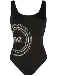 Ea7 Emporio Armani слитный купальник с логотипом