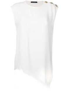 Balmain embellished vest top