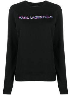 Karl Lagerfeld толстовка с цветочным принтом