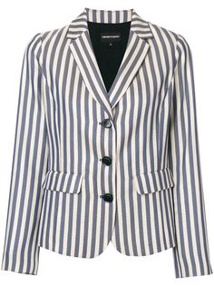 Emporio Armani блейзер в полоску