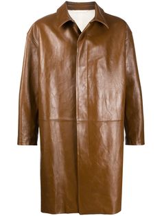 Raf Simons однобортное пальто