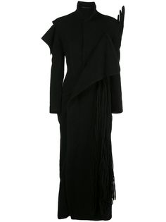Yohji Yamamoto декорированное платье