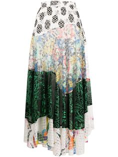 Missoni ярусная юбка с узором