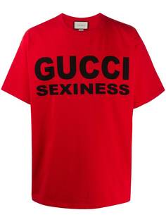 Gucci футболка с надписью Gucci Sexiness