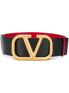 Valentino двухсторонний ремень Valentino Garavani с логотипом VLogo