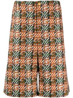 Gucci G print woven shorts