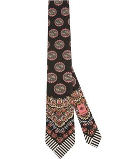 Gucci галстук с принтом пейсли