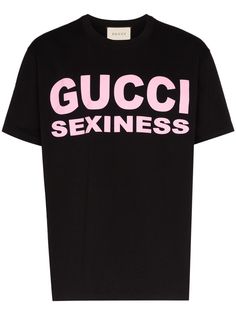 Gucci футболка с принтом Gucci Sexiness