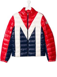 Moncler Kids куртка-пуховик с логотипом