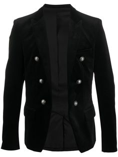 Balmain бархатный пиджак