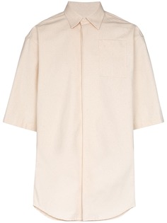Jil Sander рубашка оверсайз с логотипом