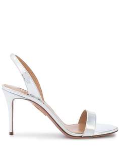 Aquazzura босоножки So Nude с ремешком на пятке